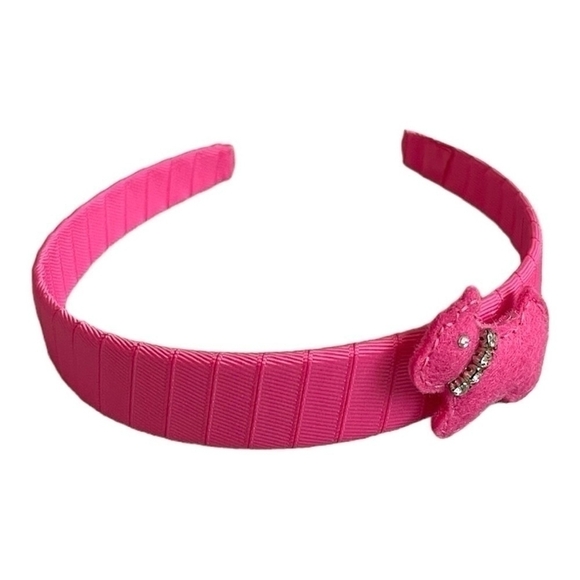 Hair Band Pink Fancy Rhinestone Doggie Headband Hair Band Accessory - Picture 3 of 4